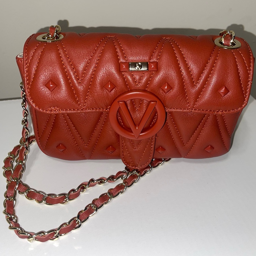 Amel Diamond Leather Crossbody